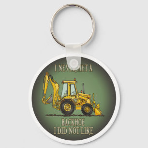 Porte-clés Porte - clé de devis de l'opérateur du backhoe
