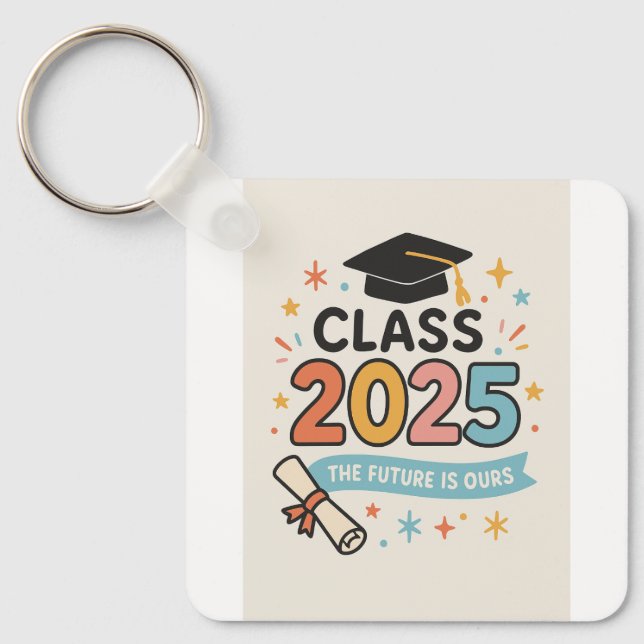 Porte-clés porte - clé de diplôme (Recto)
