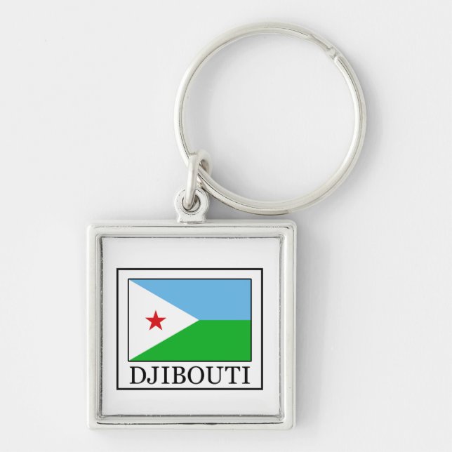 Porte-clés Porte - clé de Djibouti (Devant)