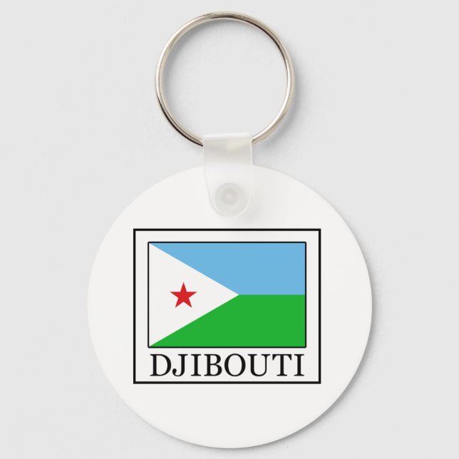 Porte-clés Porte - clé de Djibouti (Recto)
