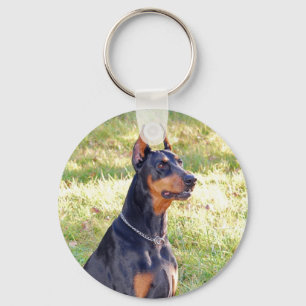 Porte-clés Porte - clé de dobermann