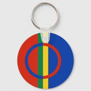 Porte-clés Porte - clé de drapeau de Sami