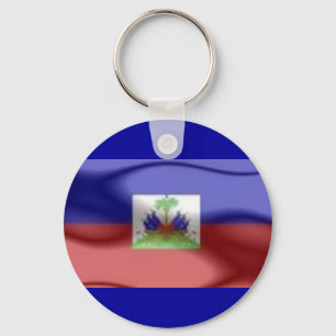Porte-clés porte - clé de drapeau du Haïti