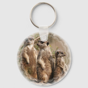 Porte-clés Porte - clé de famille de Meerkat