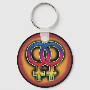 Porte-clés porte - clé de femmes de fierté