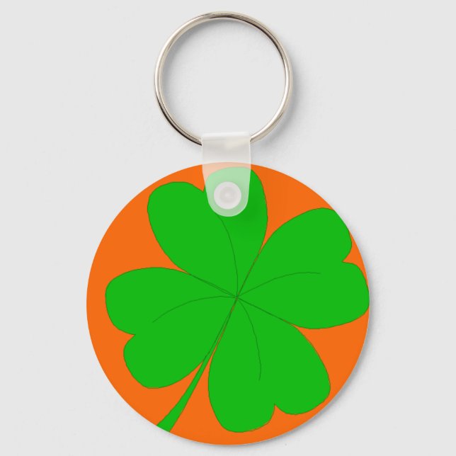 Porte-clés Porte - clé de fermeture à quatre feuilles (Recto)