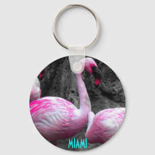 Porte-clés PORTE - CLÉ de Flamingo~ de ~Miami