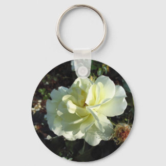 Porte-clés Porte - clé de fleurs blanches