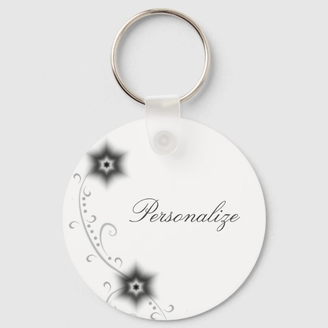 Porte-clés Porte - clé de fleurs d'ivoire (Recto)