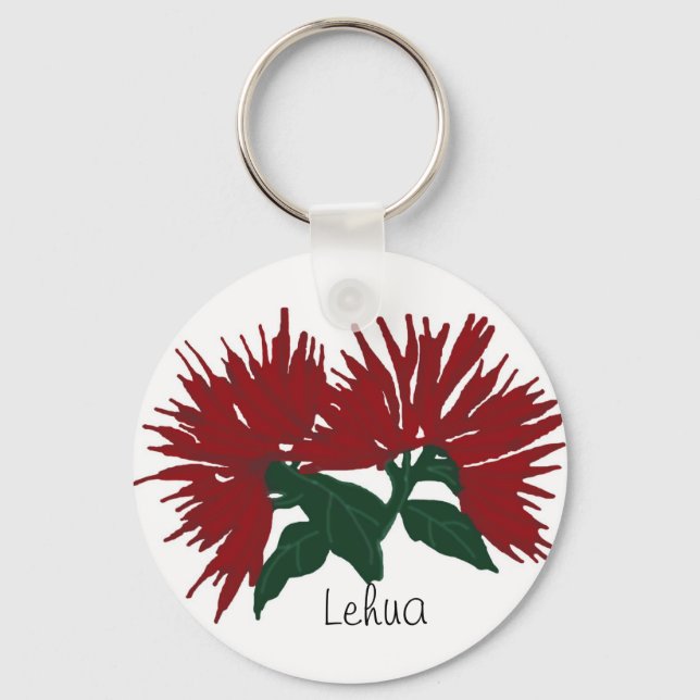 Porte-clés Porte - clé de fleurs Red Lehua (Recto)