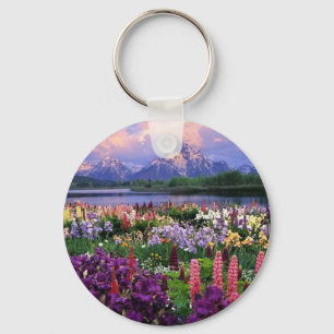 Porte-clés Porte - clé de fleurs sauvages