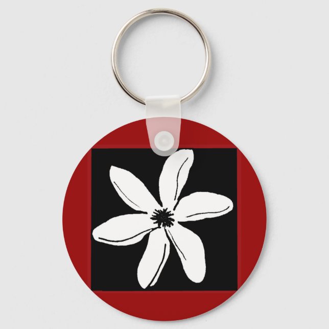 Porte-clés Porte - clé de fleurs Tiare (Recto)