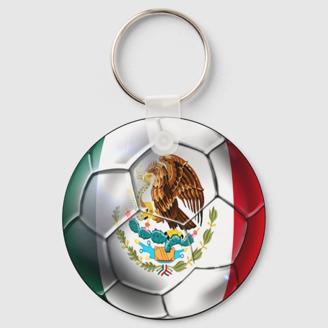 Porte-clés Porte - clé de football mexicain pour les fans mex (Recto)