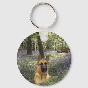 Porte-clés Porte - clé de forêt de berger allemand