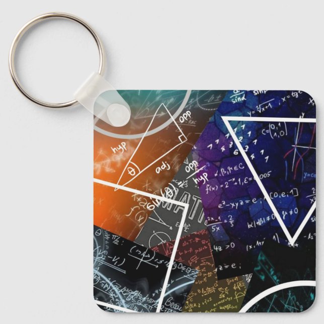 Porte-clés Porte - clé de formule mathématique (Recto)