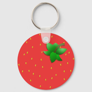 Porte-clés Porte - clé de fraises