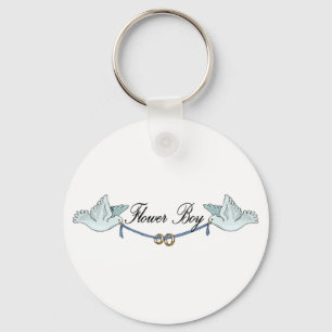 Porte-clés Porte - clé de garçon de fleur