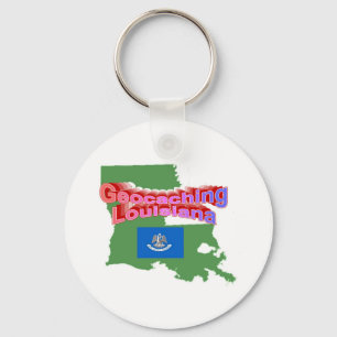 Porte-clés Porte - clé de Geocaching Louisiane