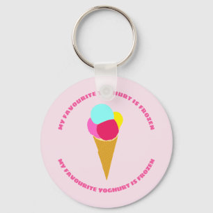 Porte-clés Porte - clé de glace amusant et coloré