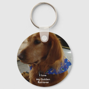Porte-clés Porte - clé de golden retriever