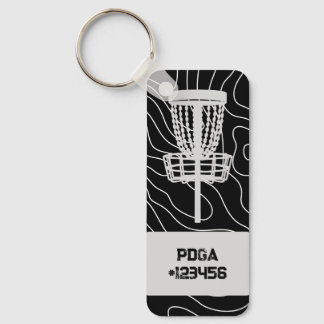 Porte-clés Porte - clé de golf de disque de numéro PDGA perso