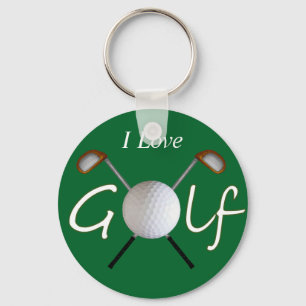 Porte-clés Porte - clé de golf (personnalisable)