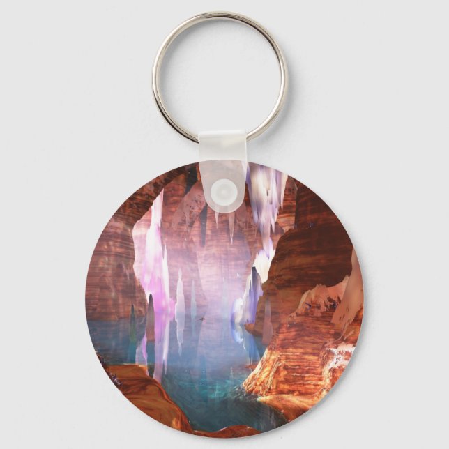 Porte-clés Porte - clé de grottes éclatantes (Recto)
