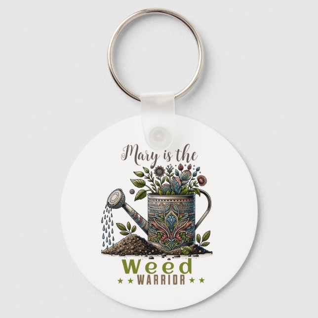 Porte-clés Porte - clé de guerrier de mauvaises herbes (Recto)