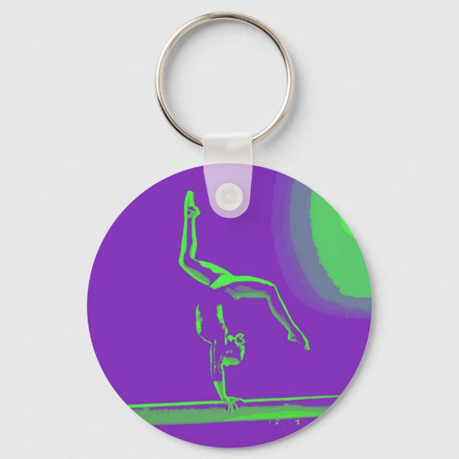 Porte-clés Porte - clé de gymnaste (Recto)