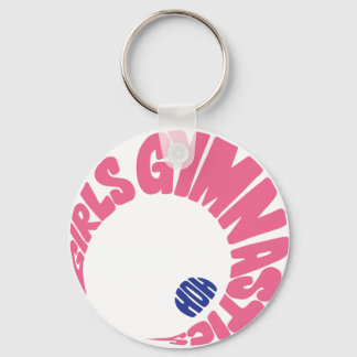 Porte-clés Porte - clé de gymnastique pour filles