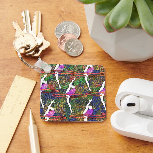 Porte-clés Porte - clé de gymnastique pour Gymnaste (Bureau)