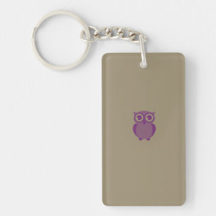 Porte-clés Porte - clé de hibou pourpre