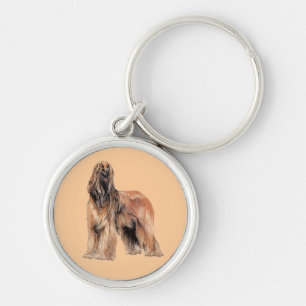 Porte-clés Porte - clé de Hound afghan