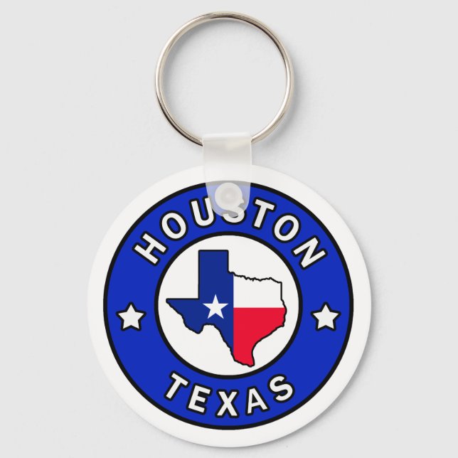 Porte-clés Porte - clé de Houston Texas (Recto)