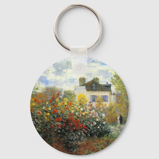 Porte-clés Porte - clé de jardin Rose Monet (Recto)