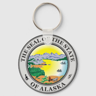 Porte-clés Porte - clé de joint d'état de l'Alaska