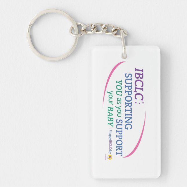 Porte-clés Porte - clé de jour d'IBCLC® (anglais) (Devant)