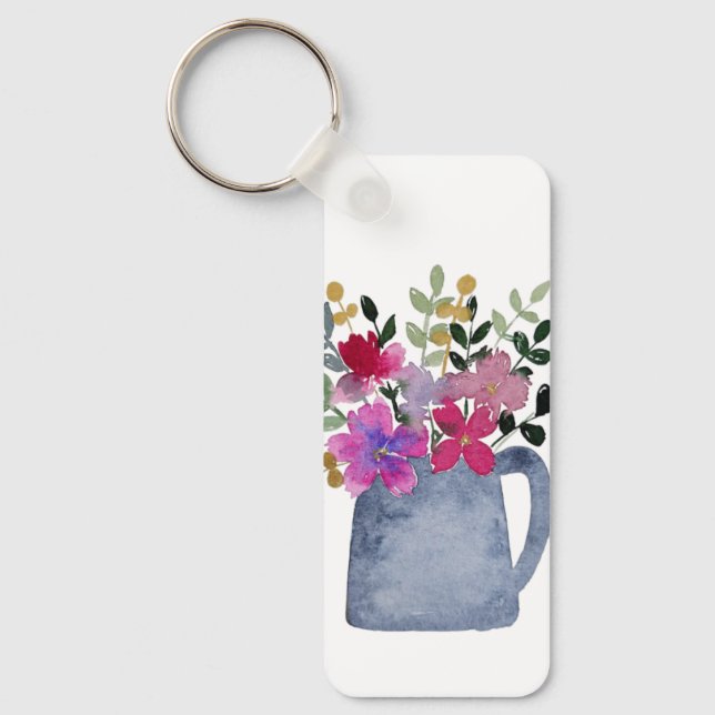 Porte-clés Porte - clé de jug floral (Recto)