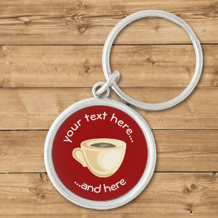 Porte-clés Porte - clé de la coupe du café