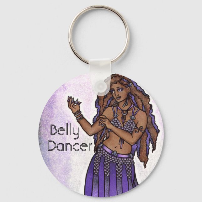 Porte-clés Porte - clé de la danseuse du ventre Hazine (Recto)