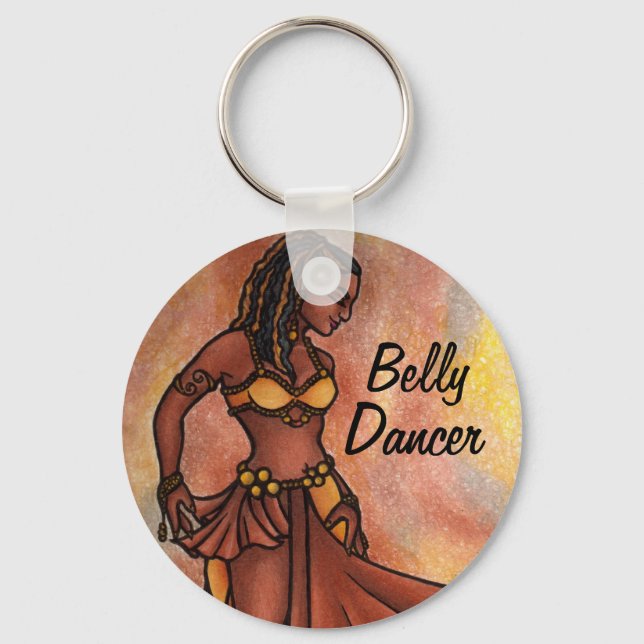 Porte-clés Porte - clé de la danseuse du ventre Nubian (Recto)