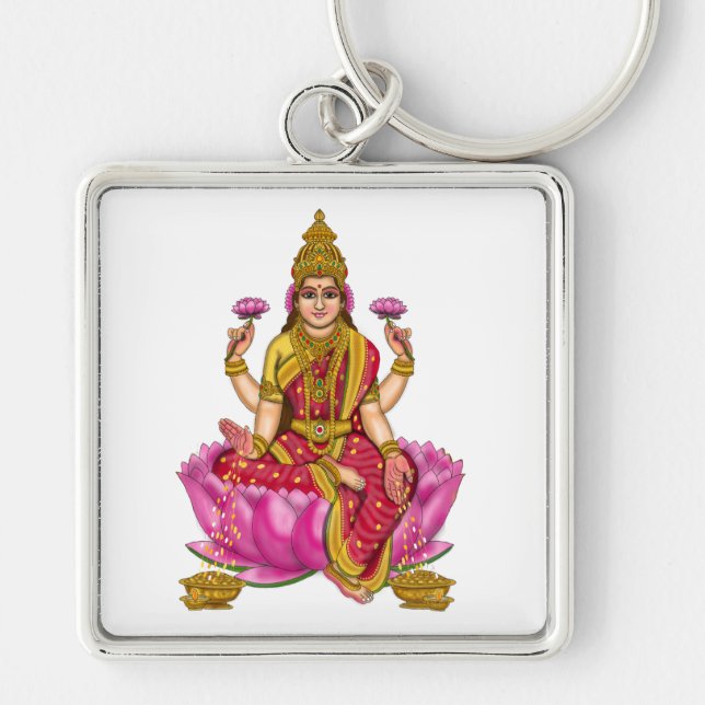 Porte-clés Porte - clé de la déesse Lakshmi (Devant)
