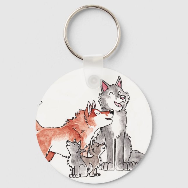 Porte-clés Porte - clé de la famille Wolf (Recto)