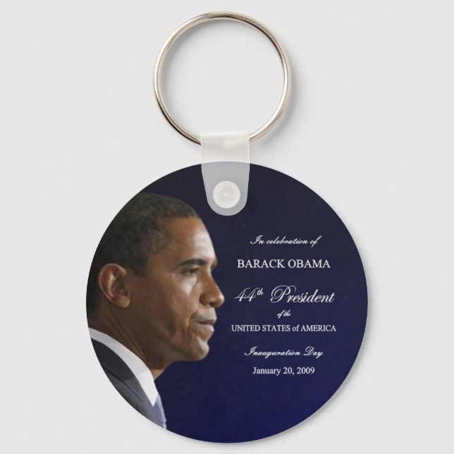 Porte-clés Porte - clé de la fête de l'investiture d'Obama (Recto)