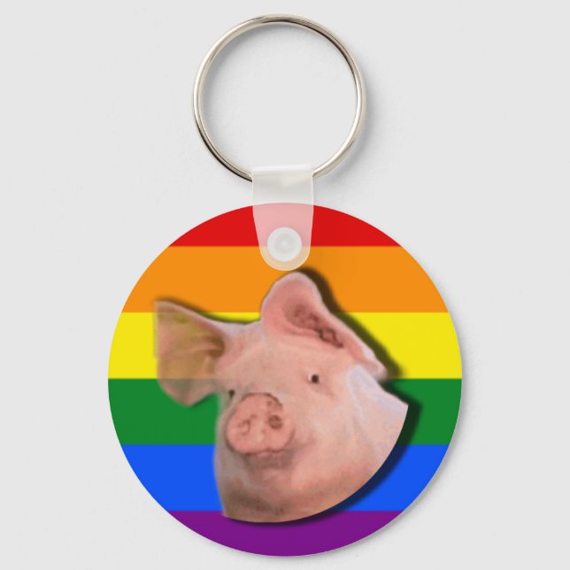 Porte-clés Porte - clé de la fierté du porc (Recto)