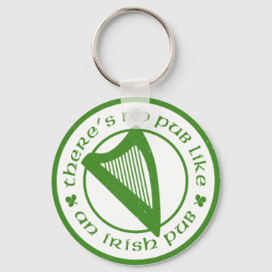Porte-clés Porte - clé de la harpe de pub irlandais