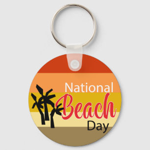 Porte-clés Porte - clé de la Journée nationale de la plage