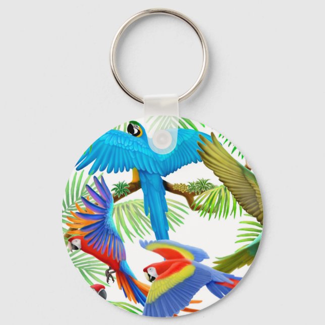 Porte-clés Porte - clé de la jungle de Macaw (Recto)