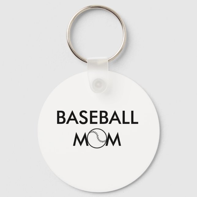 Porte-clés Porte - clé de la maman de baseball (Recto)