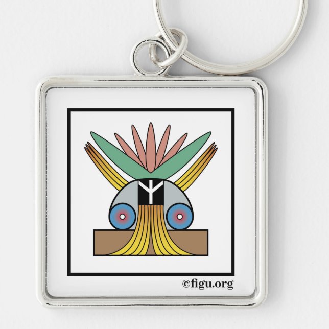 Porte-clés Porte - clé de la paix (Devant)